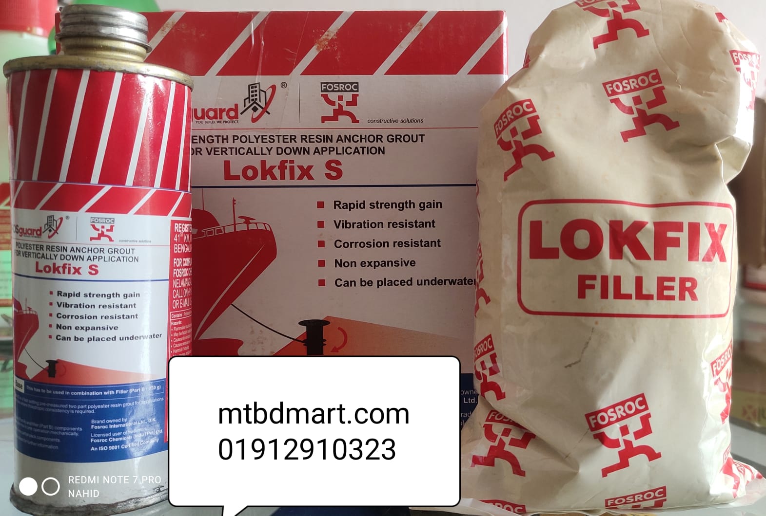 Lokfix S Polyester resin anchoring grout Price In Bangladesh Mother's