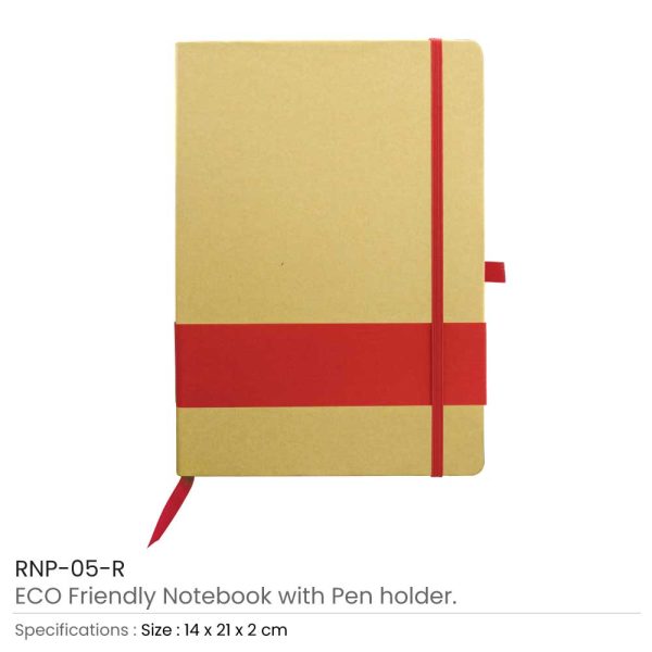 EcoFriendly Notebooks with Pen Holder Magic Trading Company MTC