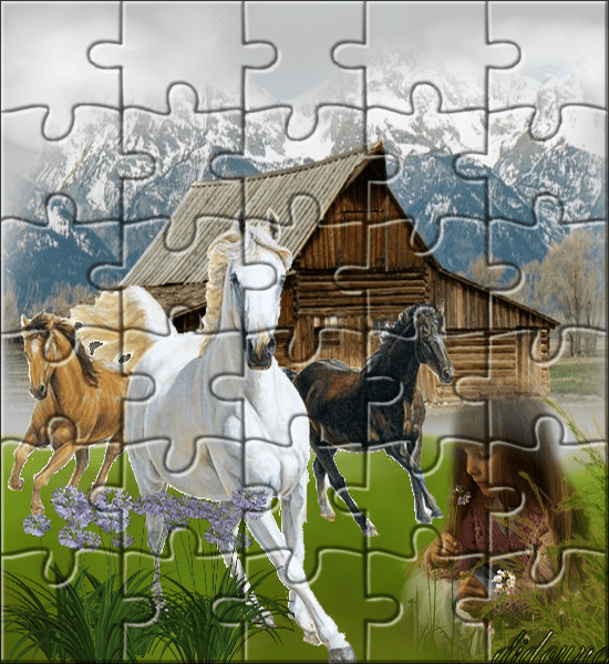 Puzzle nature et paysage gratuit