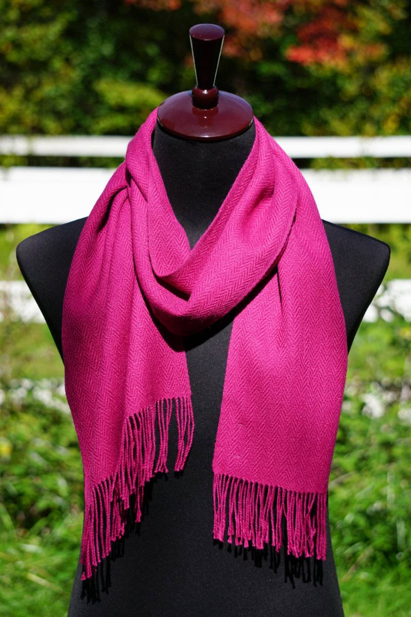 Pure Baby Alpaca Hand Woven Scarf Mt Caesar Alpacas
