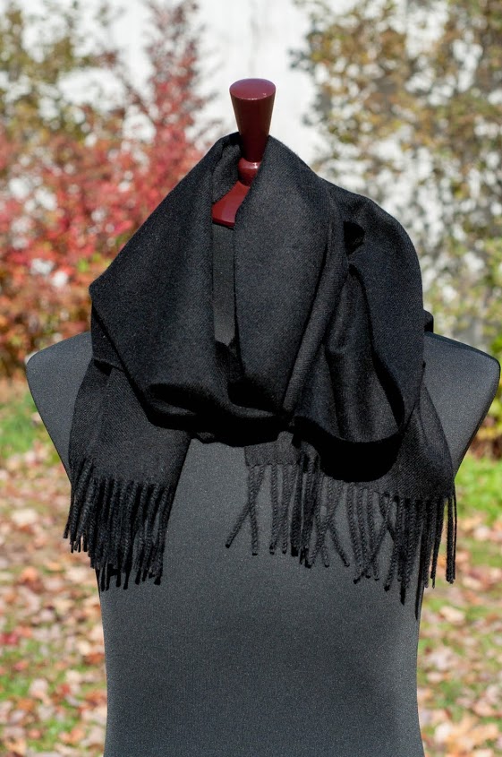 Pure Baby Alpaca Plush Scarf in All Natural Colors