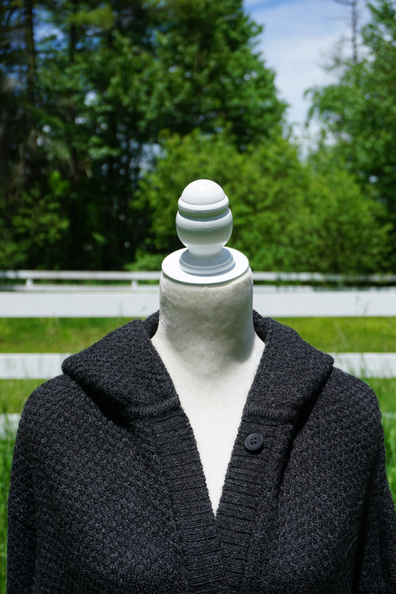 Pure Baby Alpaca Hooded Sweater Jacket Mt Caesar Alpacas