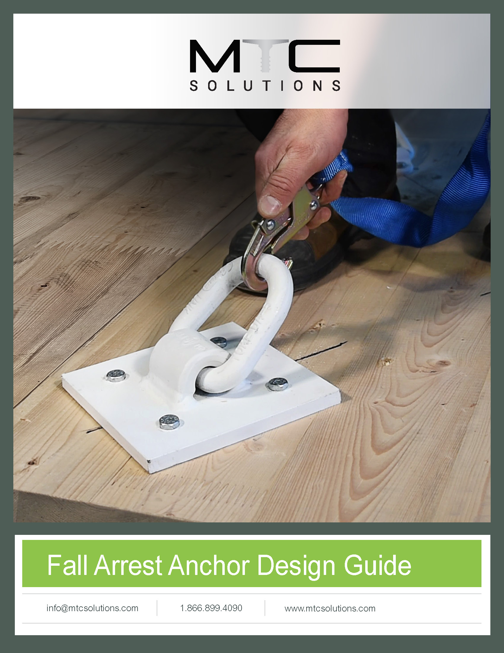 Fall Arrest Anchor Design Guide Mass Timber Connections (MTC) Solutions