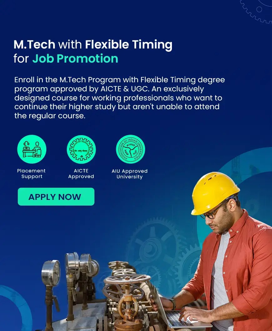 M Tech For Working Professionals Course College Vidya