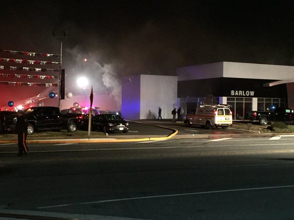 Company Responds on 3 Alarm Building Fire Mantua Township Fire
