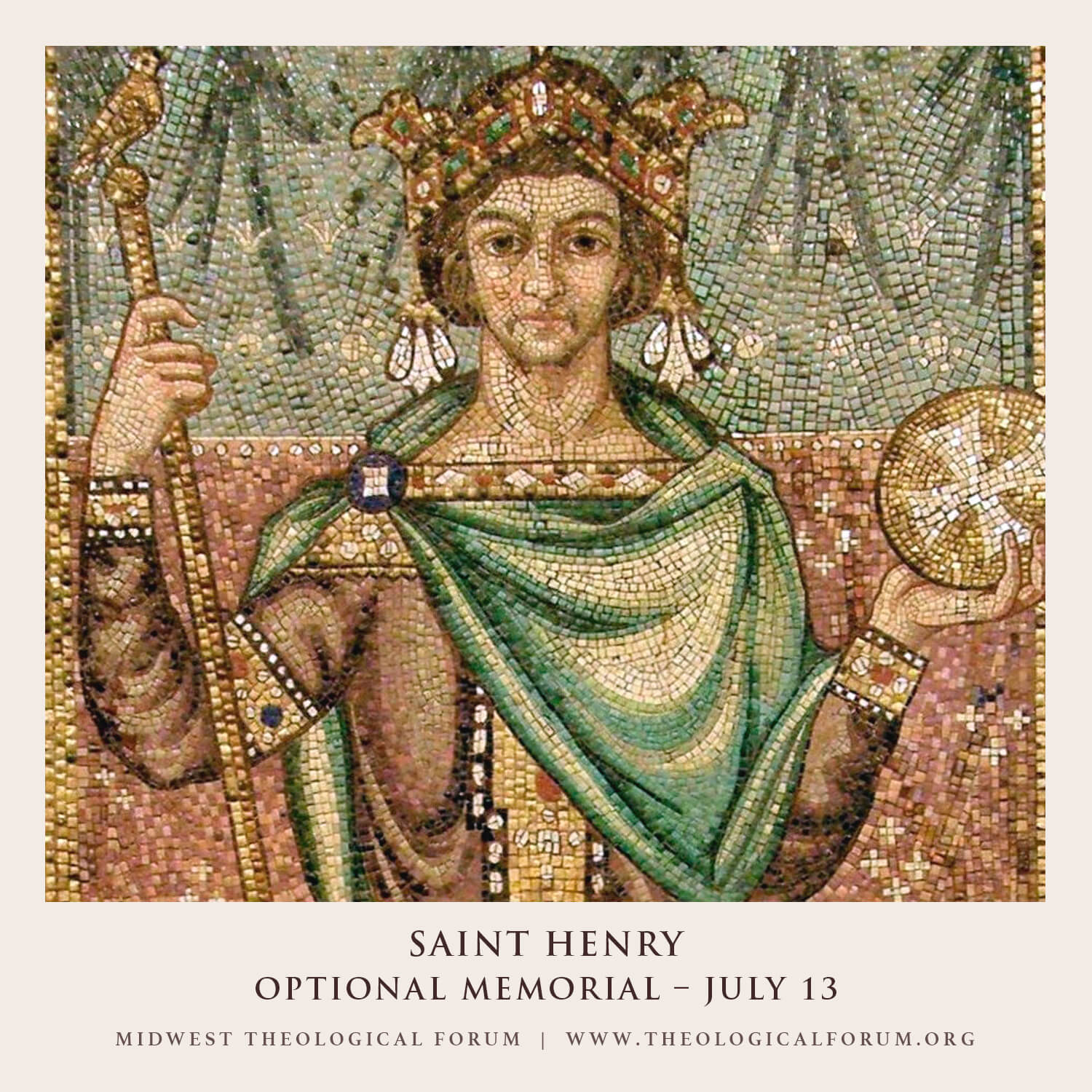 During his reign as King of Germany, St. Henry (9731024) was crowned