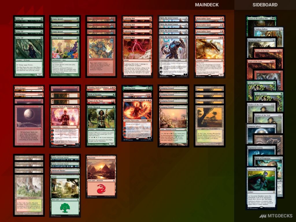Land Destruction a Modern deck by Takano Iori 𝗠𝗧𝗚𝗗𝗘𝗖𝗞𝗦