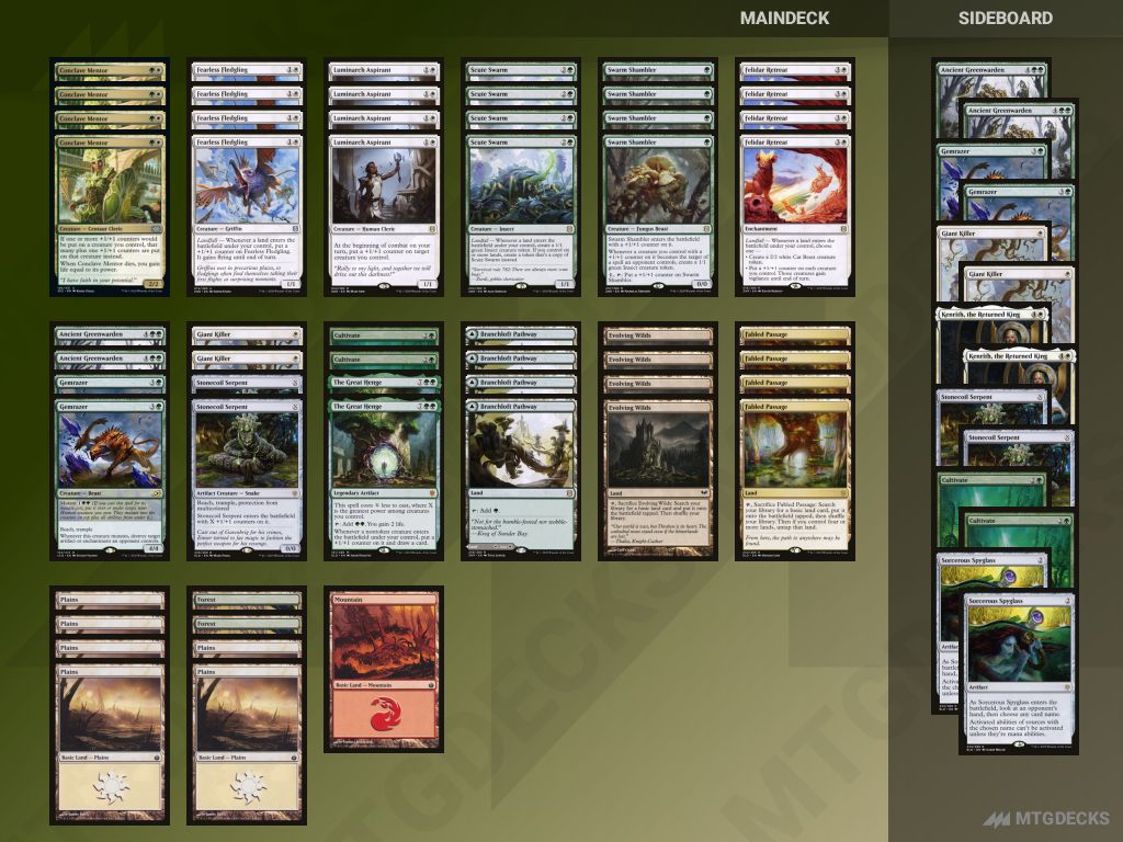 Selesnya Burn a Standard deck by Pierre Mondon 𝗠𝗧𝗚𝗗𝗘𝗖𝗞𝗦