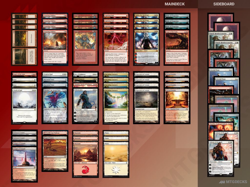 Boros Planeswalkers a Modern deck by lpfan 𝗠𝗧𝗚𝗗𝗘𝗖𝗞𝗦
