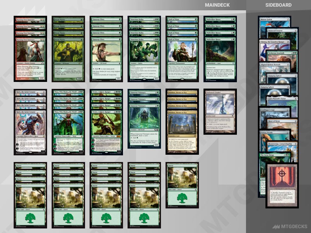 MonoGreen Stompy a Pioneer deck by wesleyjhere 𝗠𝗧𝗚𝗗𝗘𝗖𝗞𝗦