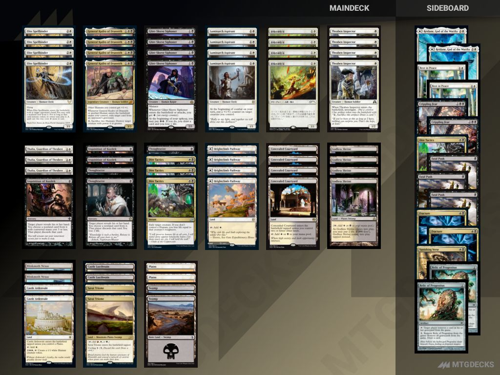 Orzhov Humans a Historic deck by Dbeard115 • MTG DECKS