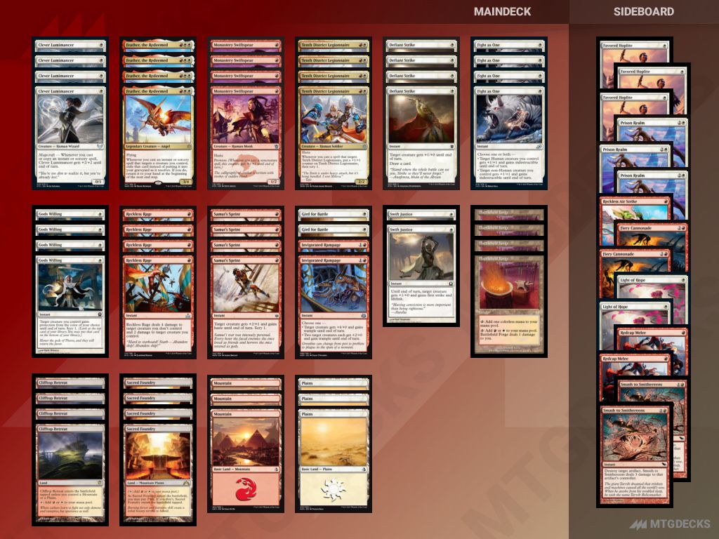 Boros feather a Pioneer deck by Ewerton_Barros 𝗠𝗧𝗚𝗗𝗘𝗖𝗞𝗦
