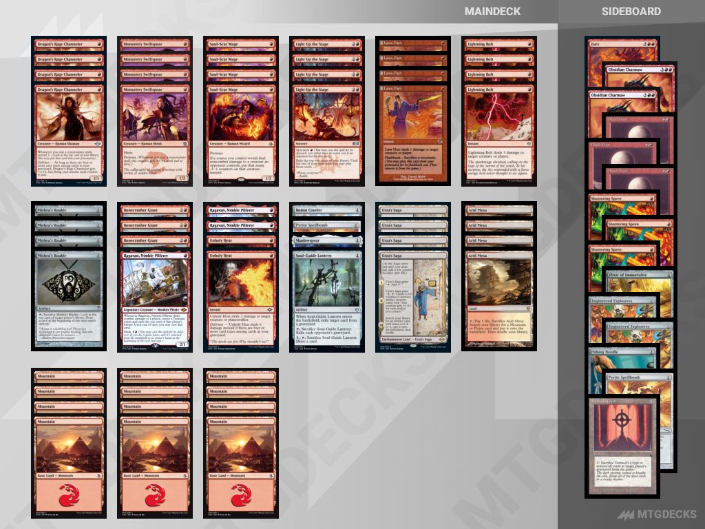 Red Deck Wins a Modern deck by Soondubu 𝗠𝗧𝗚𝗗𝗘𝗖𝗞𝗦