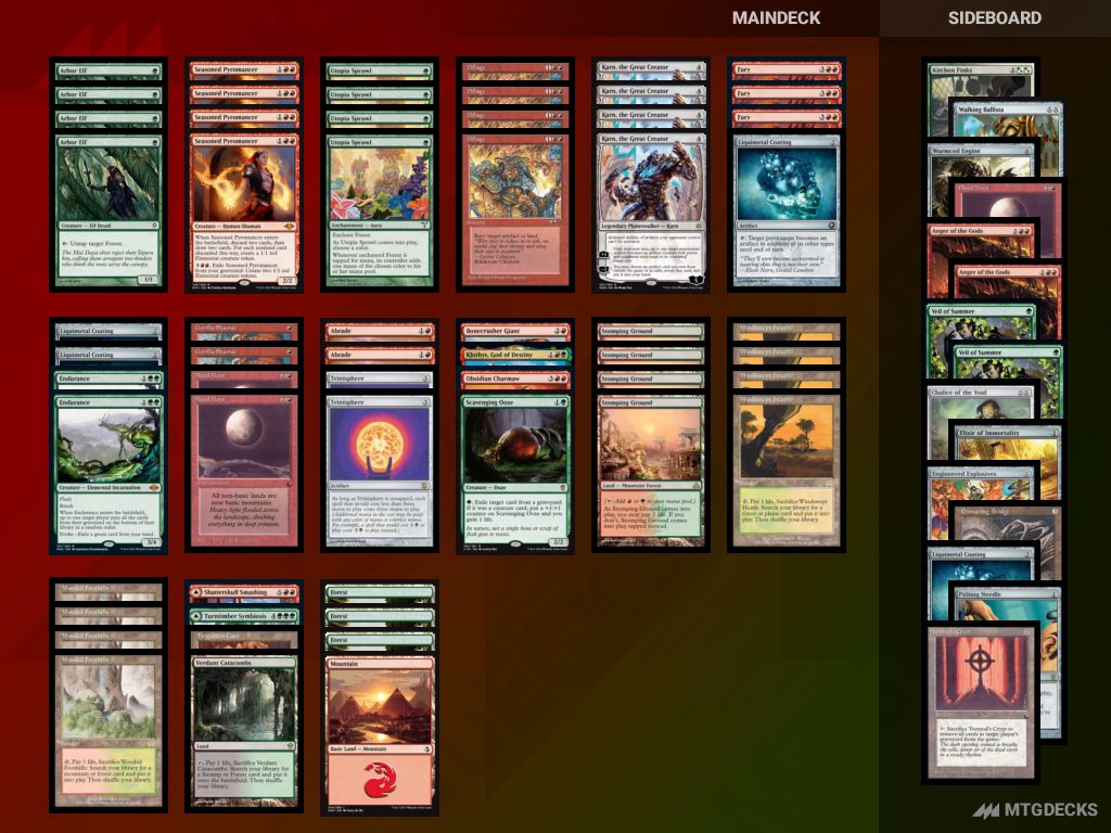 Land Destruction a Modern deck by Rakdosn MTGDECKS