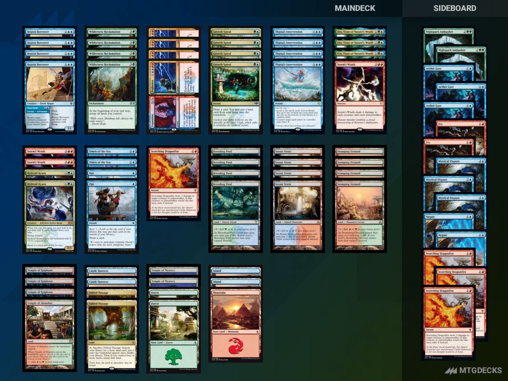 Temur Reclamation a Standard deck by Autumn Burchett 𝗠𝗧𝗚𝗗𝗘𝗖𝗞𝗦