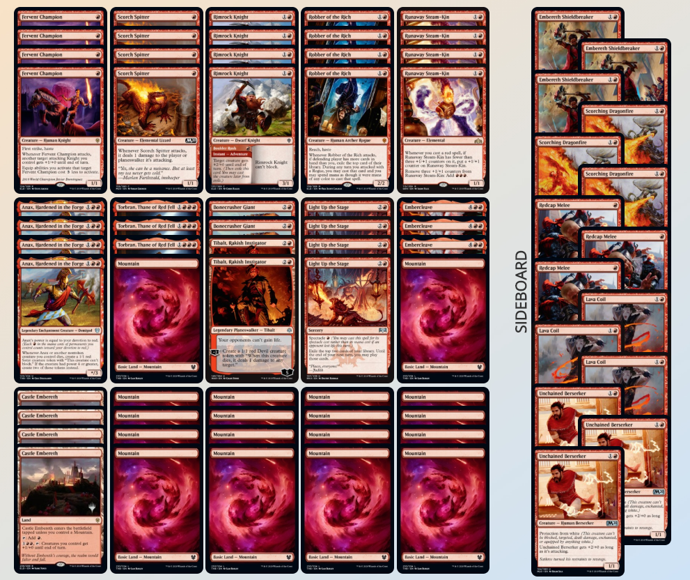 Mtg goldfish standard mono red tyredpartners