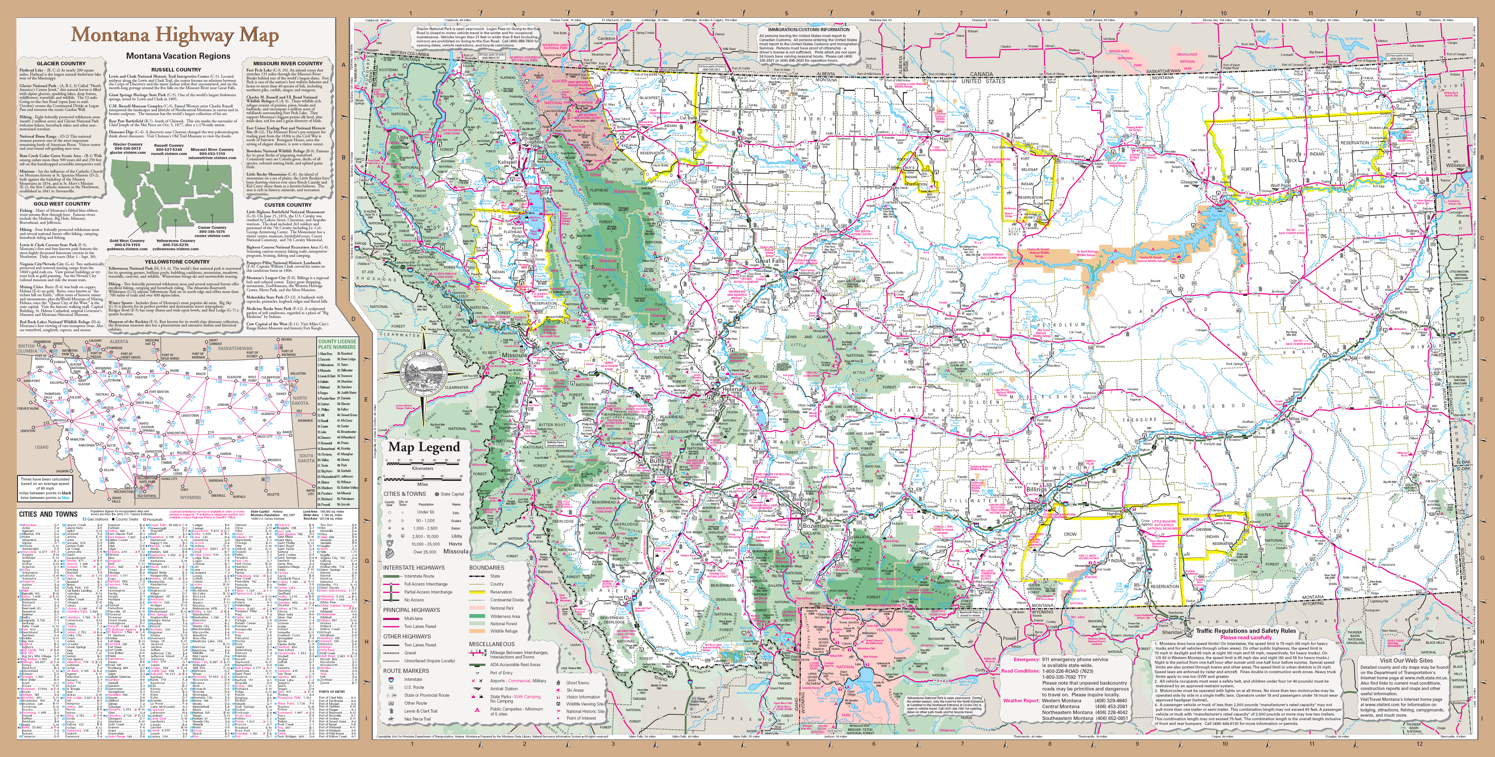 Maps of Glacier and Surrounding