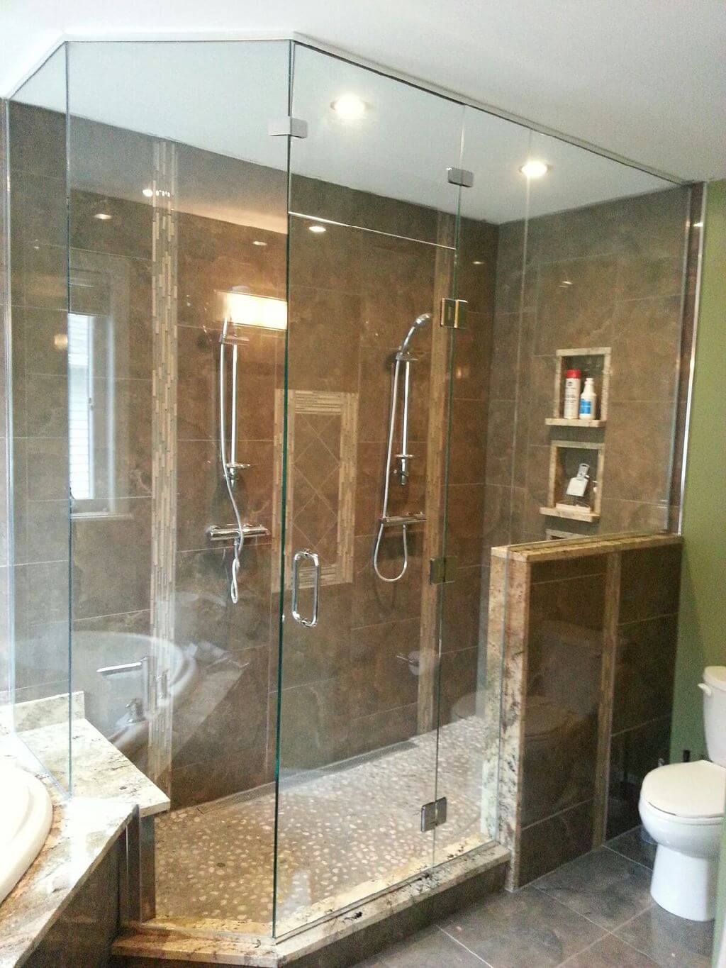 Custom Shower Doors & Enclosures M&T Glass