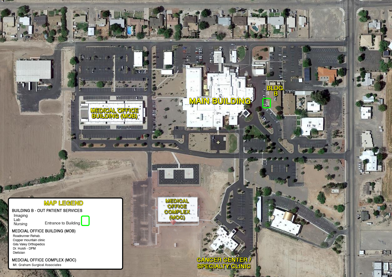Campus Map Mt. Graham Regional Medical Center