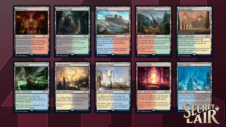 New MTG Shockland Secret Lair Previewed on Weekly MTG