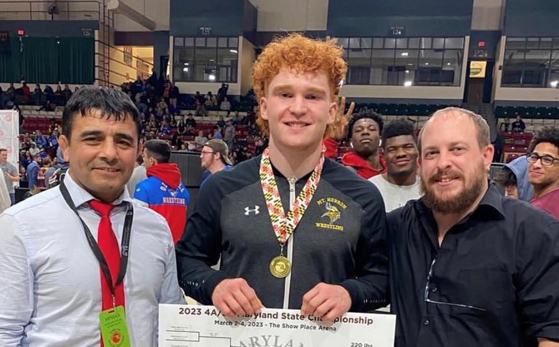 Mt. Hebron’s Sam Jordan Wins First State Wrestling Championship in