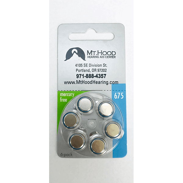 Batteries Size 675 Mt. Hood Hearing