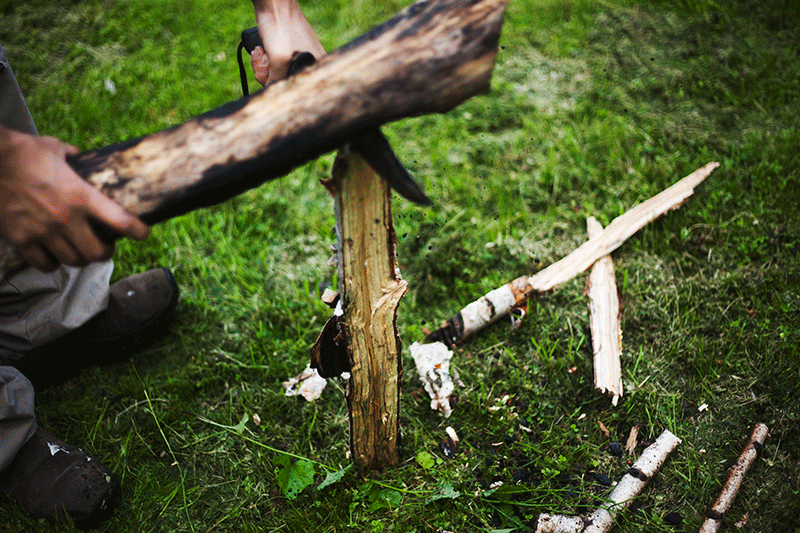 The Complete Guide to Batoning Wood (How To, Best Knives, & More)