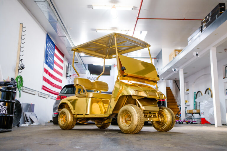 Gold Cart Made To Last Visual