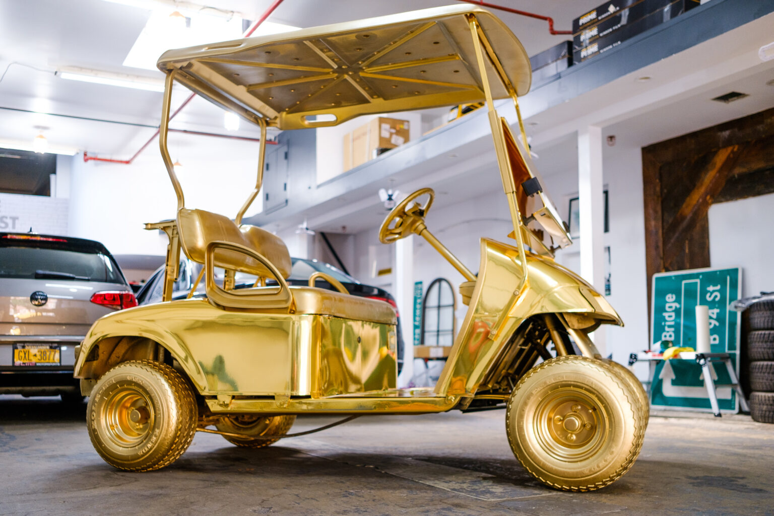 Gold Cart Made To Last Visual