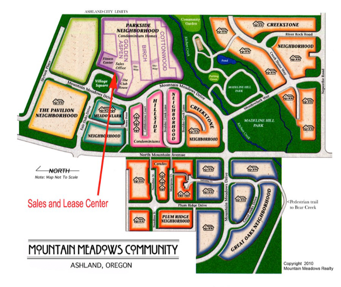 Map Mountain Meadows Realty