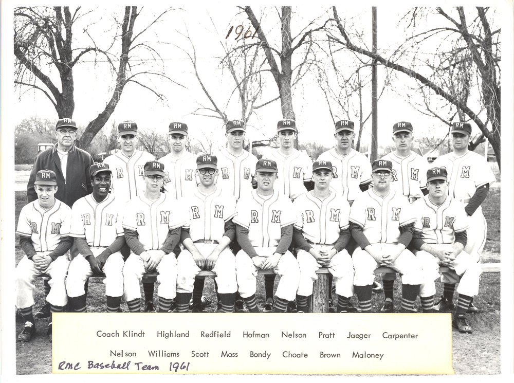 RMC Baseball Team, 1961 Montana Memory Project