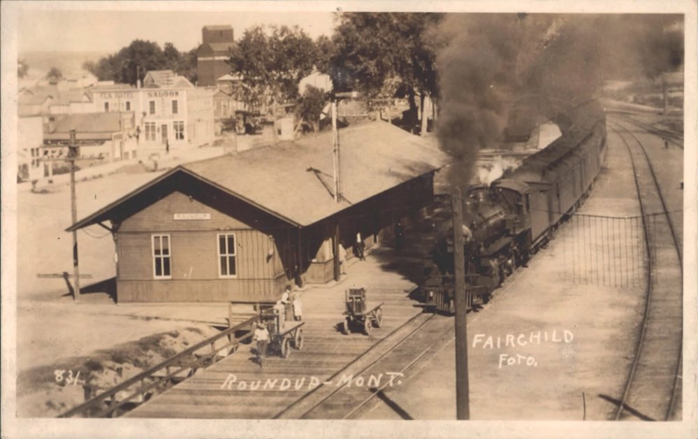 Roundup Milwaukee Railroad Depot Montana Memory Project