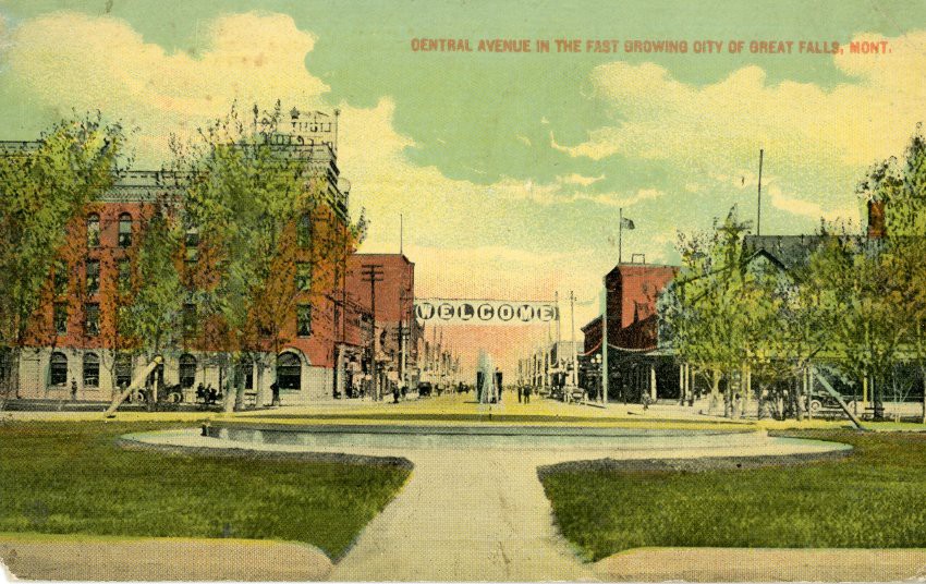 Great Falls Downtown Postcard Collection Montana History Portal
