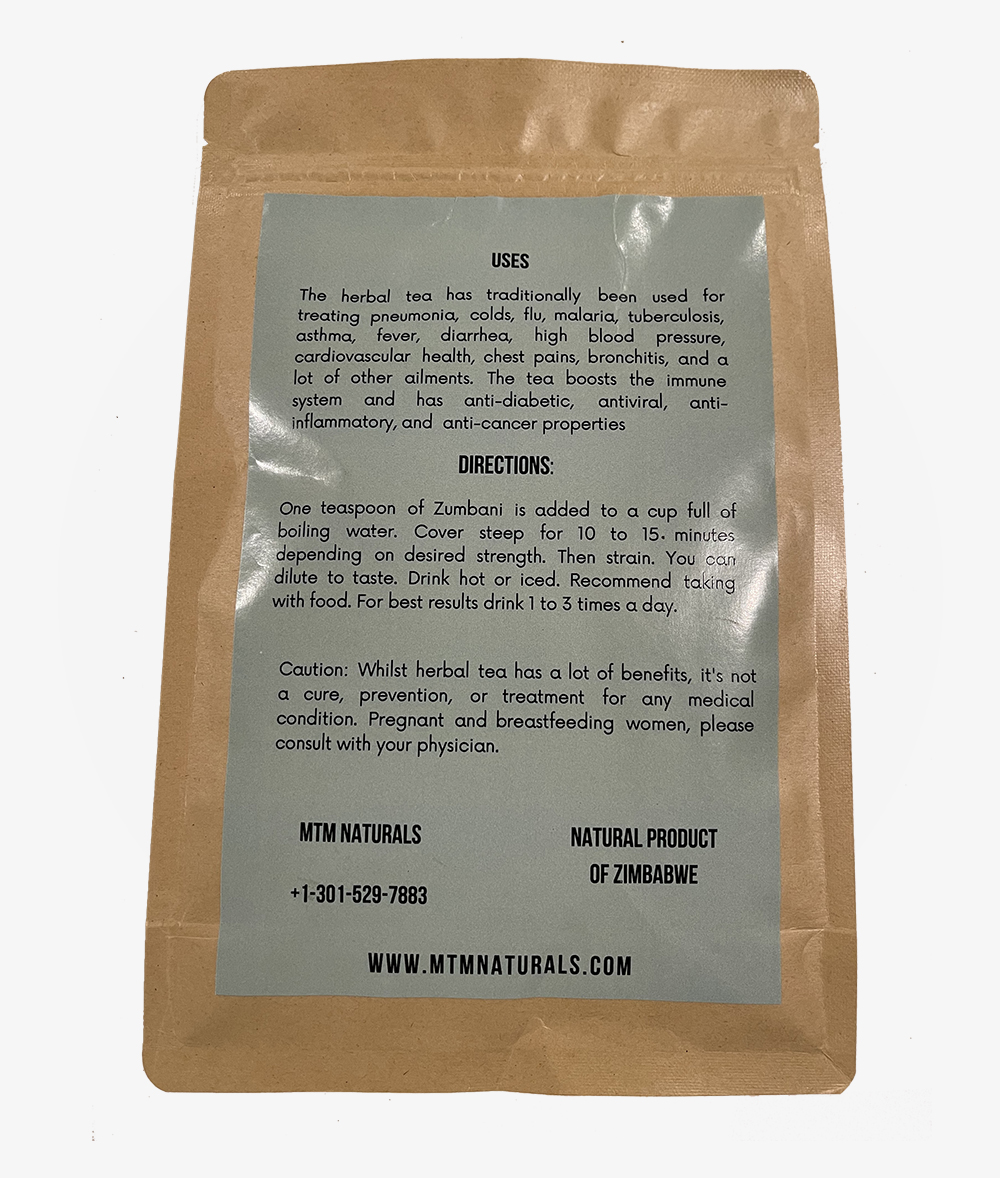 Zumbani (Fever Tea) MTM Naturals Organic Tea