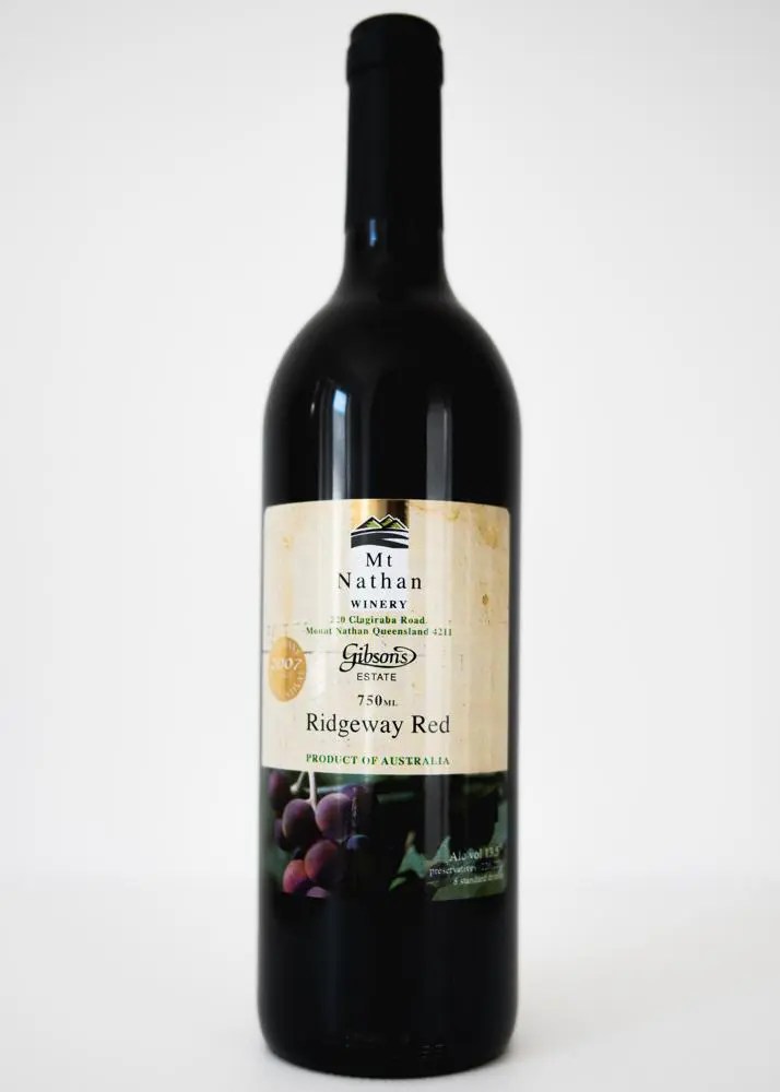 Ridgeway Red (Gold Medal Winner) Mount Nathan Winery