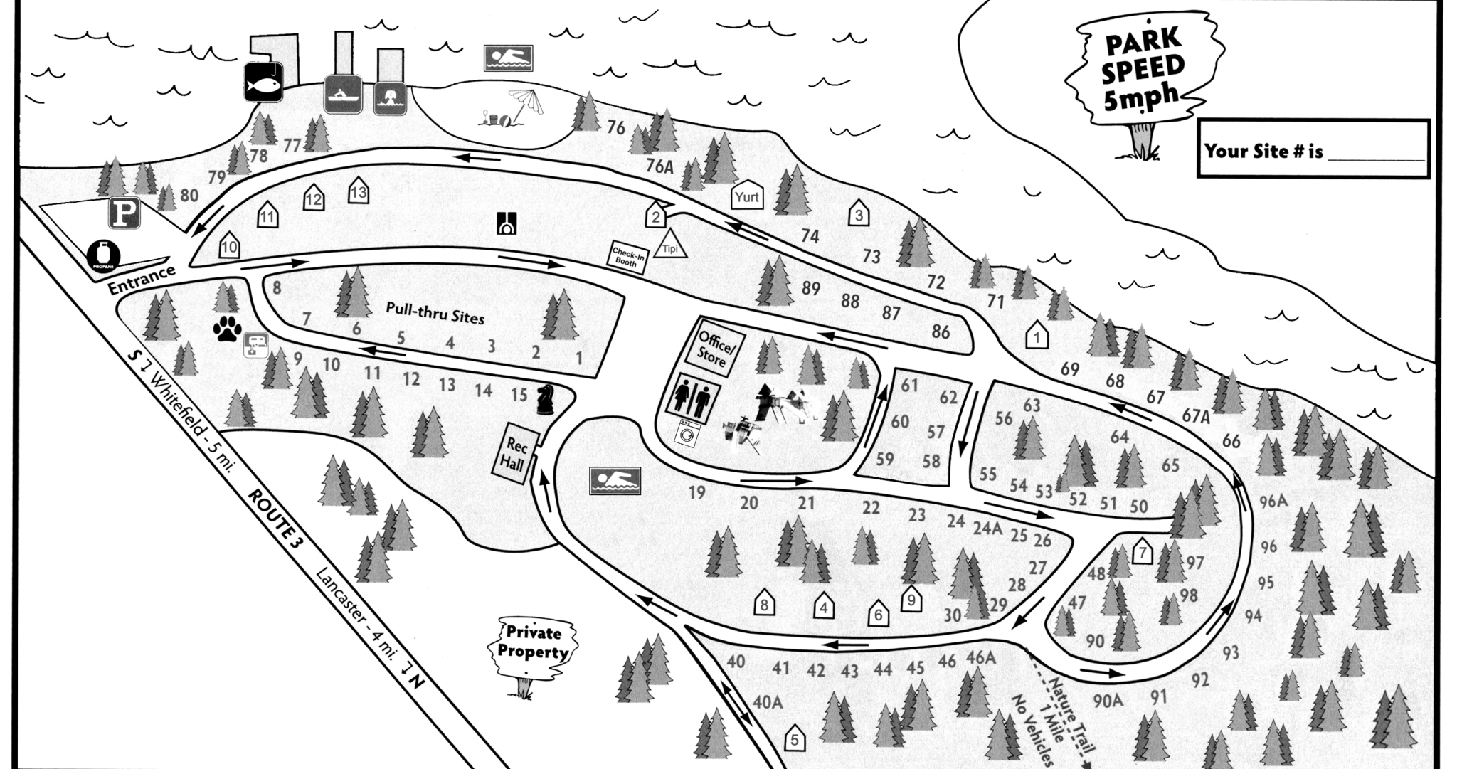 Community Camps in NH Mountain Lake Camping Resort