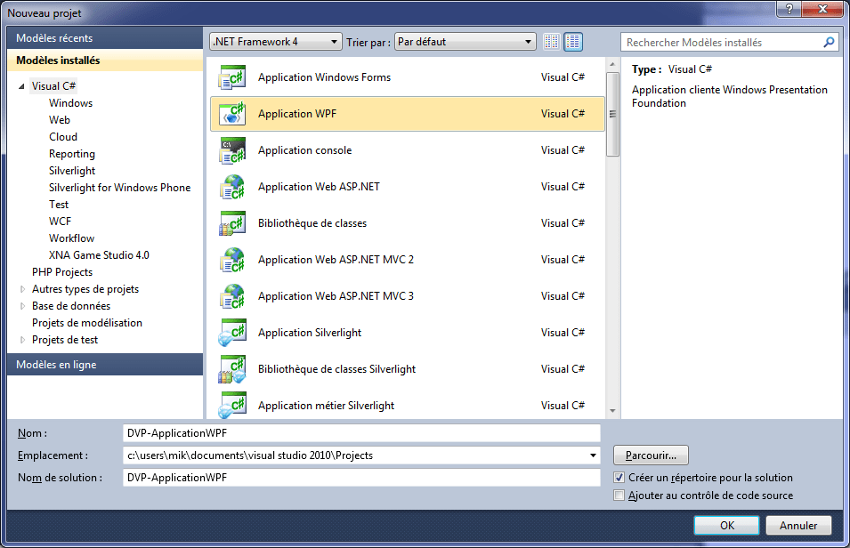 Création d'interfaces graphiques avec Powershell v2 et WPF