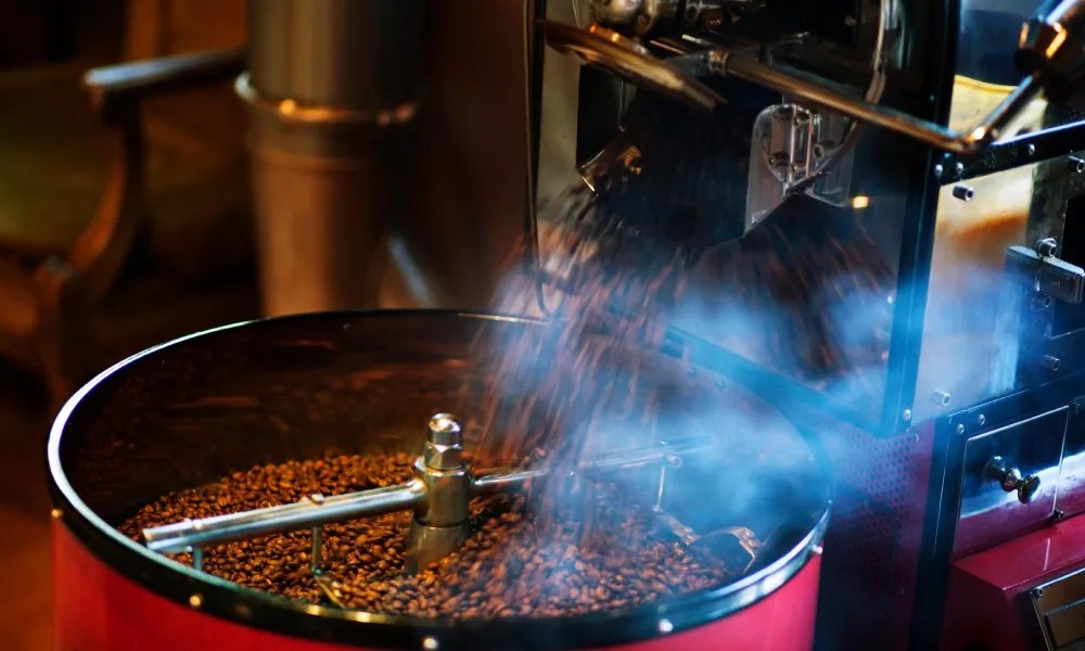 How to reduce smoke during coffee roasting