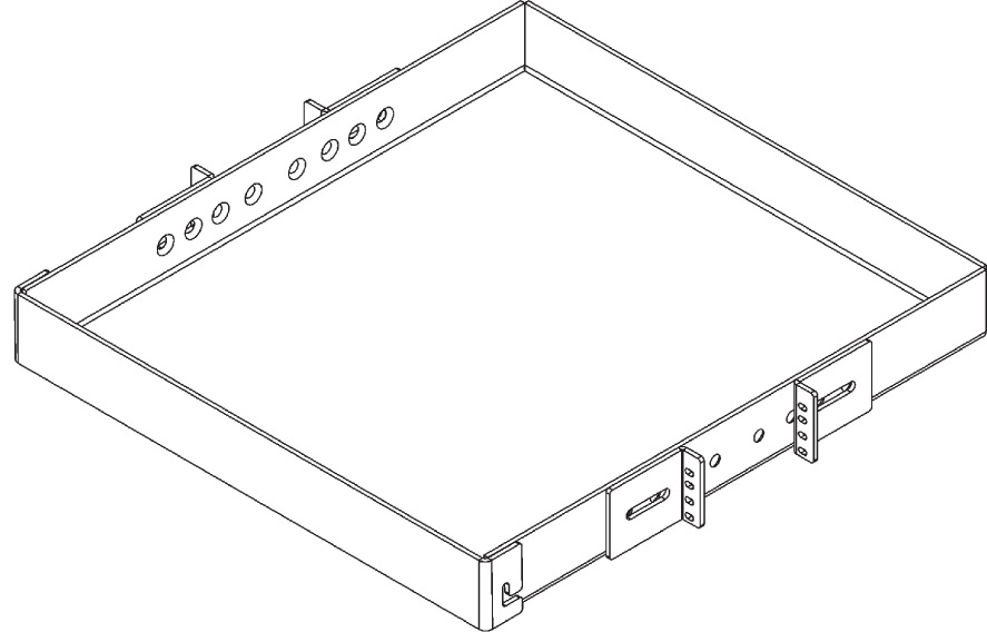 Battery Tray Open Front CRSBT2322 MetalTech Partners