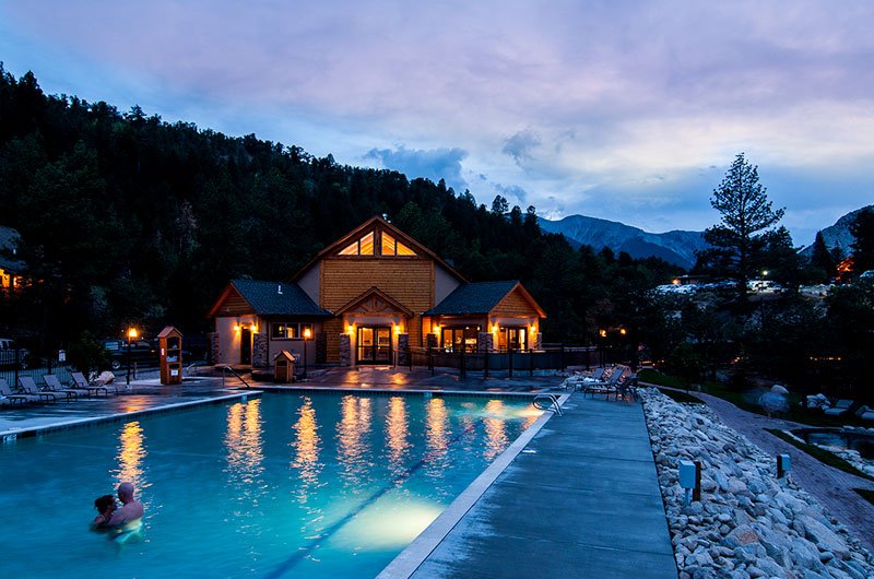 The Relaxation Pool at Mount Princeton Hot Springs Resort