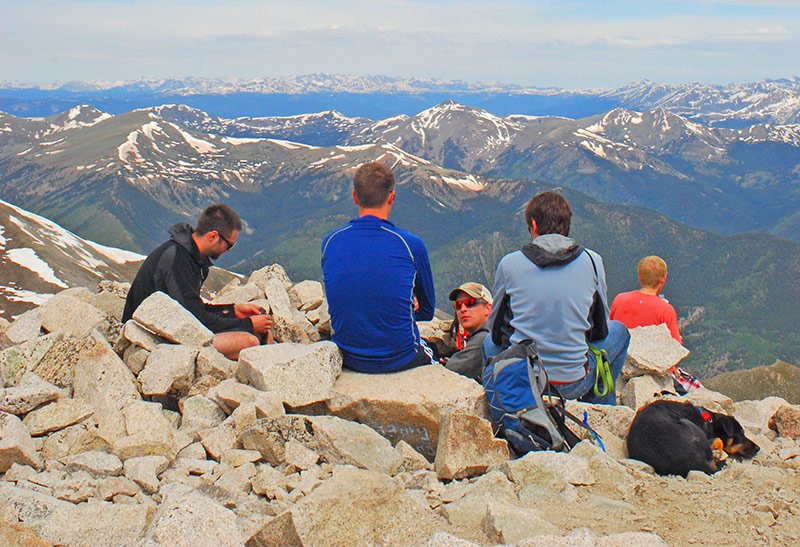 Climb 14,196' Mount Princeton then soak in the hot springs