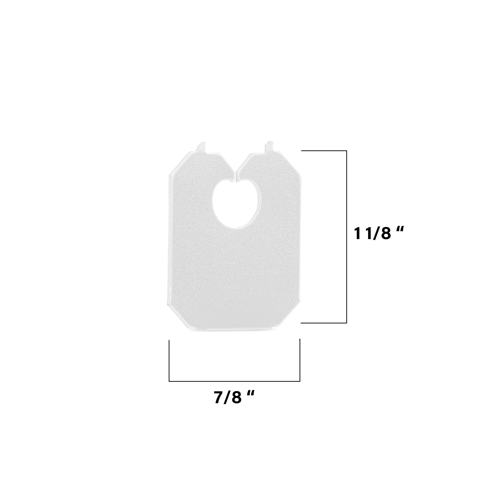 MT Products Plastic Bread Clips 7/8" x 1 1/8" inches 100 Pieces