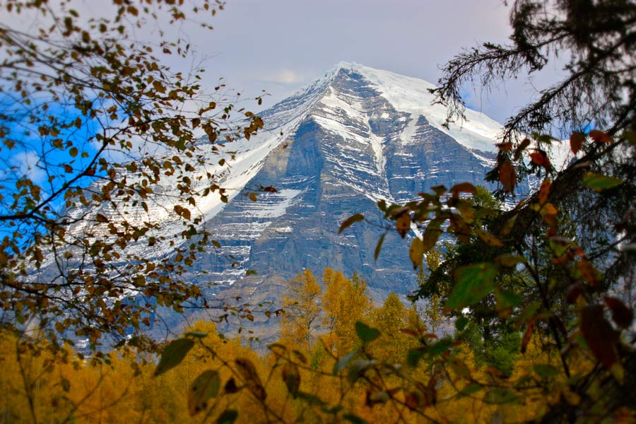 Mount Robson, BC Canada, Towers Over Mountain River Lodge Mount Robson Inn