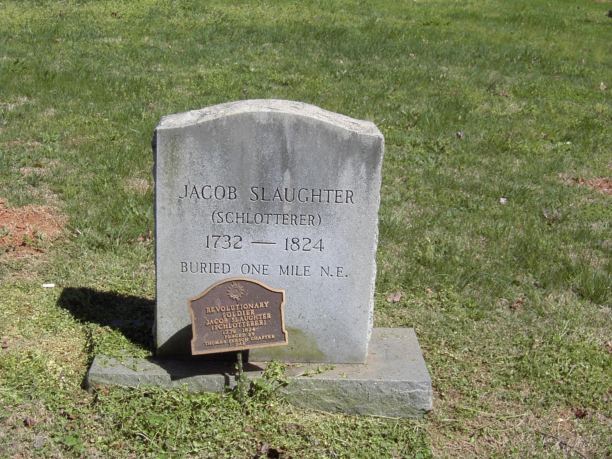Slaughter Cemetery, Berea, NC MTS Family