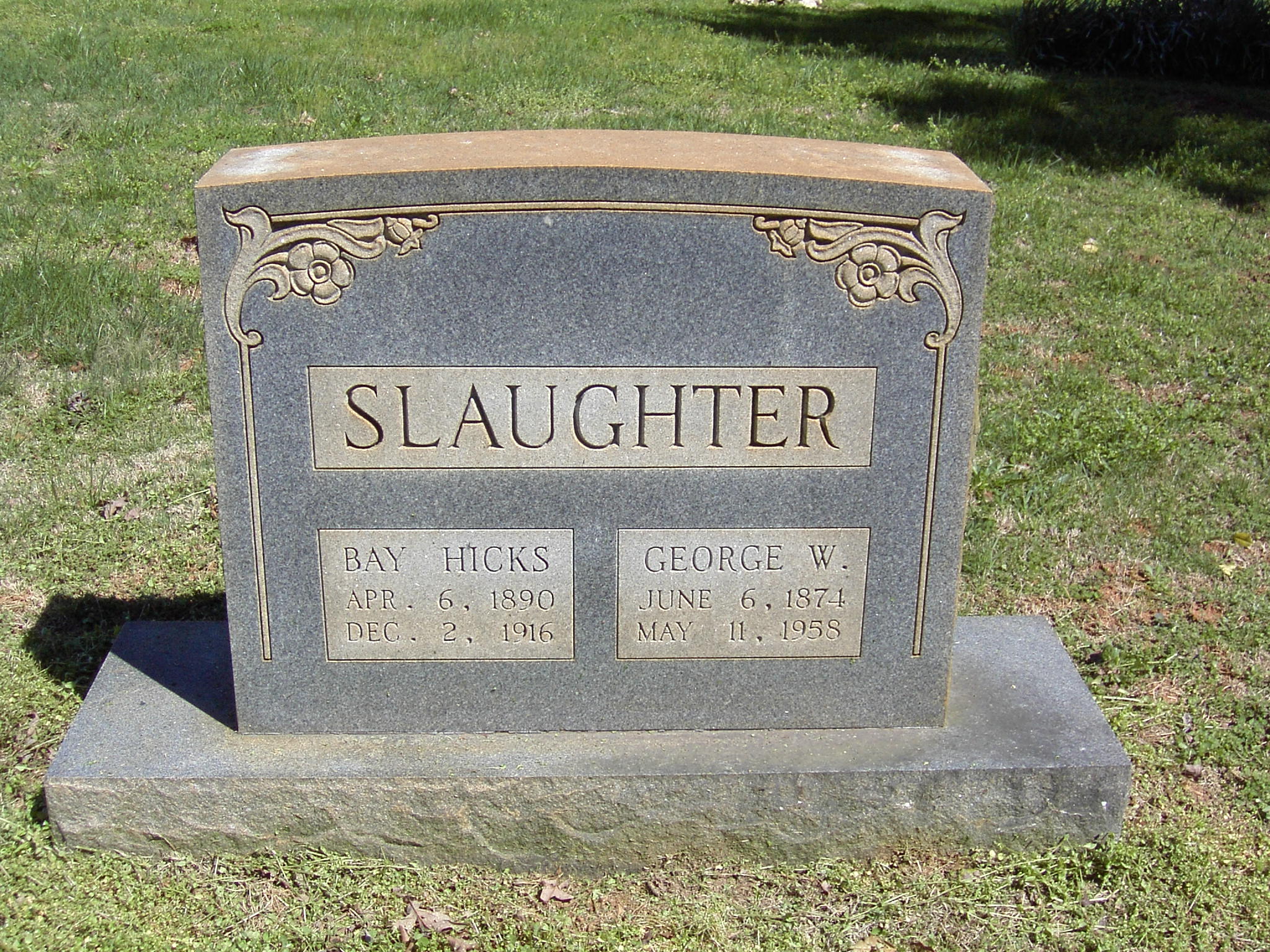 Slaughter Cemetery, Berea, NC MTS Family