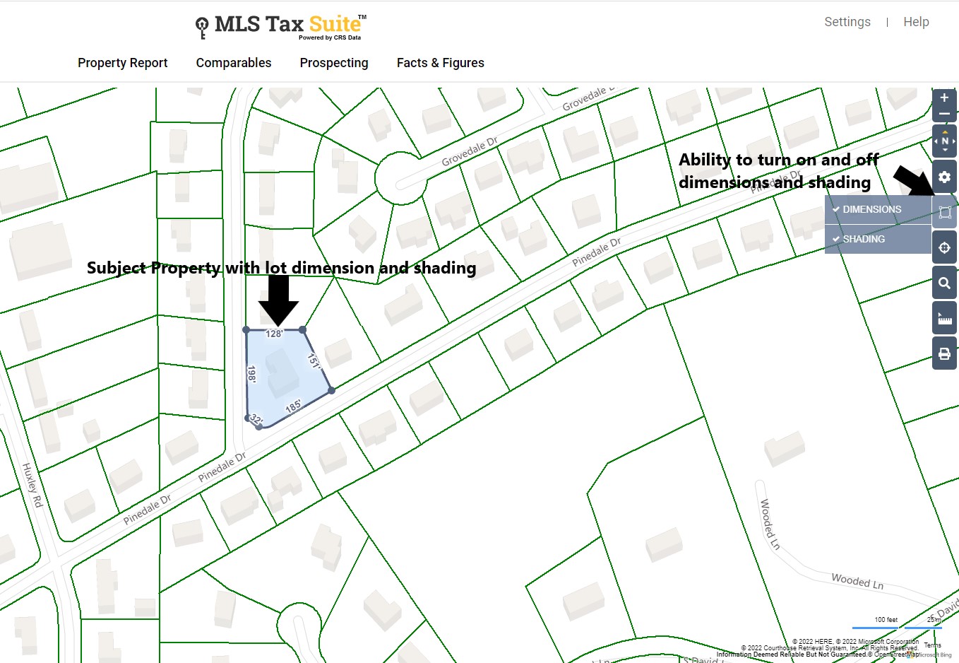Map View and Layers MLS Tax Suite Help Center