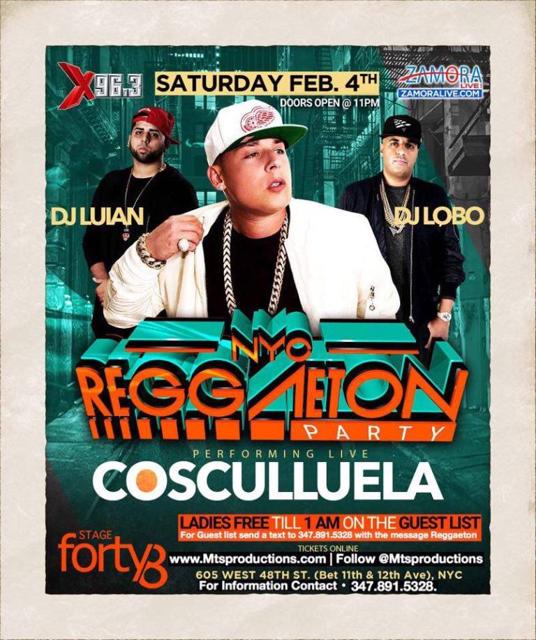 NYC Reggaeton Party New York City Nightlife Events, Restaurants, Bar