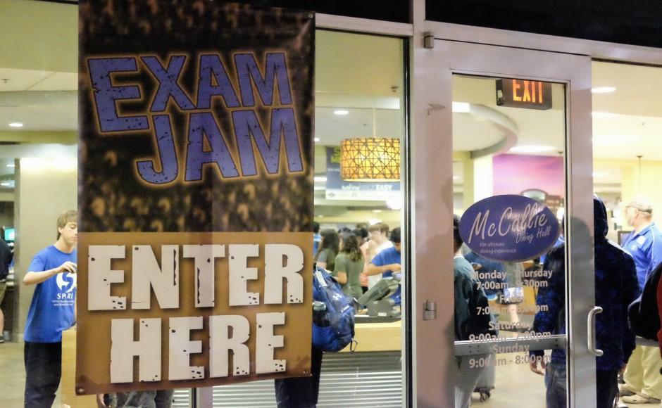 Exam Jam at McCallie Dining Hall helps students unwind before finals