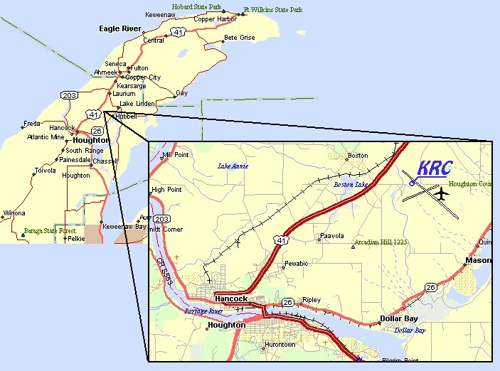 MTU Keweenaw Research Center Location