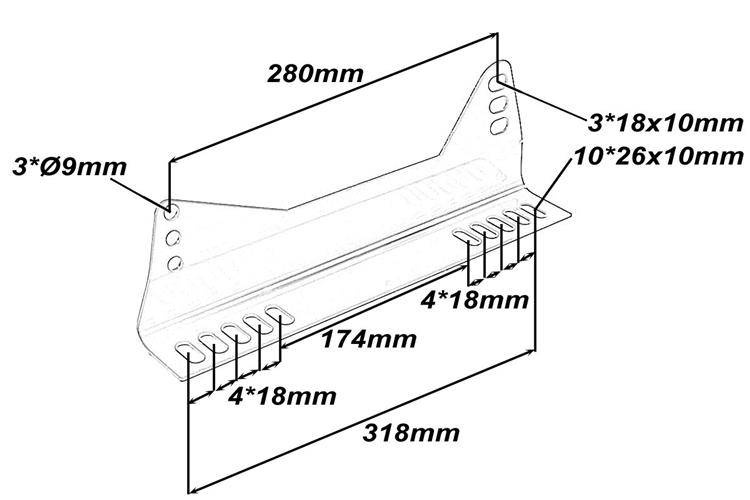 Universal seat brackets Seats and belts \ Racing seats and harness